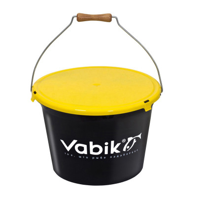 Ведро для прикормки VABIK Black 13л	