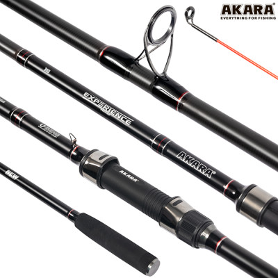 Удилище штекерное угольное фидерное 3 колена Akara Experience Feeder TX-30, (тест 50-100-150 гр.), 3.3 м
