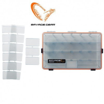 Коробка для приманок Savage Gear WP Lurebox 6B Smoke (35,5X23X9,2cm)
