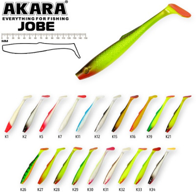 Рипер Akara Jobe 100 (7 г, 10 см), 4 шт