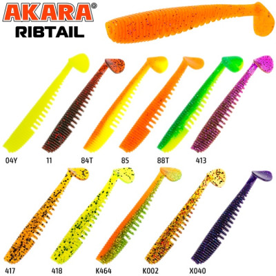 Рипер Akara Ribtail 100 (7 г, 10 см) 4 шт.