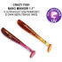 Силиконовая приманка Crazy Fish Nano Minnow 1.1" 68-27-12/32-1 / 27 мм/ Анис (16 шт.)