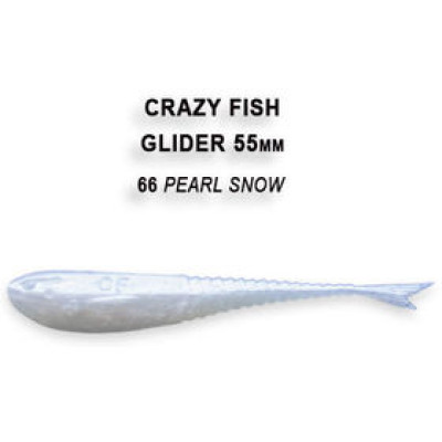 Силиконовая приманка Crazy Fish Glider 2.2" 35-55-66-6 / Кальмар / 55 мм (10шт.)