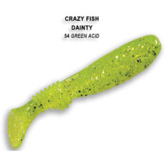 Силиконовая приманка Crazy Fish Dainty 3.3" 25-85-54-6 / Кальмар / 85 мм (6 шт.)