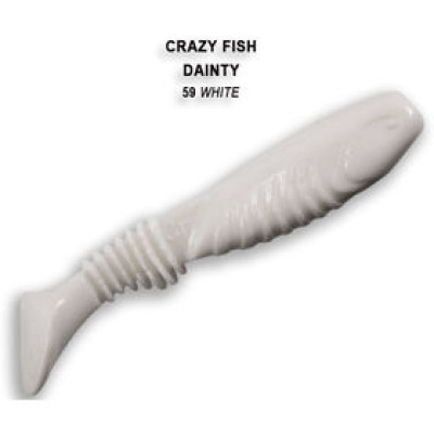 Силиконовая приманка Crazy Fish Dainty 3.3" 25-85-59-6 / Кальмар / 85 мм (6 шт.)