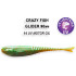 Силиконовая приманка Crazy Fish Glider 3.5" 36-90-14-6 / Кальмар / 90 мм (8 шт.)