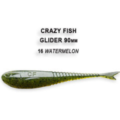 Силиконовая приманка Crazy Fish Glider 3.5" 36-90-16-6 / Кальмар / 90 мм (8 шт.)