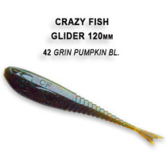 Силиконовая приманка Crazy Fish Glider 3.5" 36-90-42-6-F / Кальмар / 90 мм/ Плавающие (8 шт.)