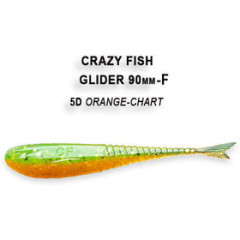 Силиконовая приманка Crazy Fish Glider 3.5" 36-90-5d-6-F / Кальмар / 90 мм/ Плавающие (8 шт.)