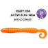 Силиконовая приманка Crazy Fish Active Slug 4 / 31-100-64-6 / Кальмар / 100мм (6 шт.)