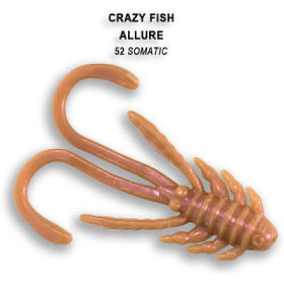 Силиконовая приманка Crazy Fish Allure 1,6 / 23-40-52-6 / Кальмар / 40мм (8 шт.)