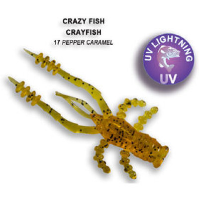 Силиконовая приманка Crazy Fish Crayfish 1.8" 26-45-17-6 / Кальмар / 45 мм (8 шт.)