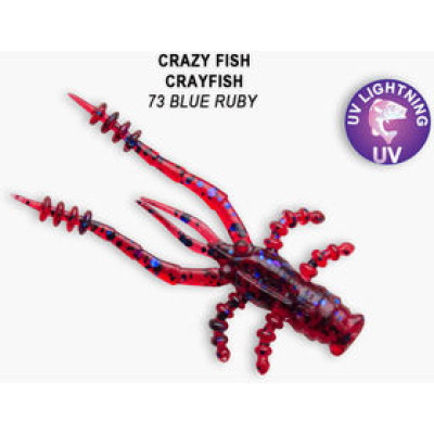 Силиконовая приманка Crazy Fish Crayfish 1.8" 26-45-73-6 / Кальмар / 45 мм (8 шт.)