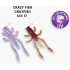 Силиконовая приманка Crazy Fish Crayfish 1.8" 26-45-M67-6 / Кальмар / 45 мм (8 шт.)