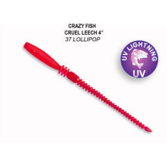 Силиконовая приманка Crazy Fish Cruel leech 4" 41-100-37-6 / Кальмар / 100 мм (7 шт.)