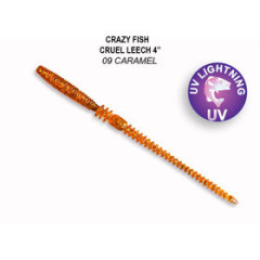 Силиконовая приманка Crazy Fish Cruel leech 4" 41-100-9-6 / Кальмар / 100 мм (7 шт.)