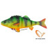 Приманка мягкая Savage Gear 4D Line Thru Perch (23см 145г) SS Firetiger