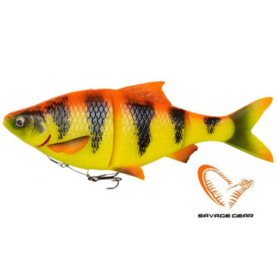 Приманка мягкая Savage Gear 4D Line Thru Roach (18см 86г) SS Golden Ambulance