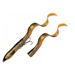 Приманка мягкая Savage Gear 3D Hard Eel 2+1 (17см 50 г) Black Gold