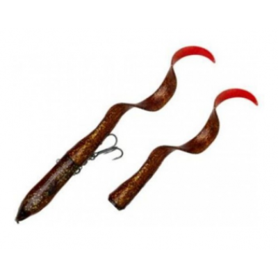 Приманка мягкая Savage Gear 3D Hard Eel 2+1 (17см 50 г) Motor Hot Tail