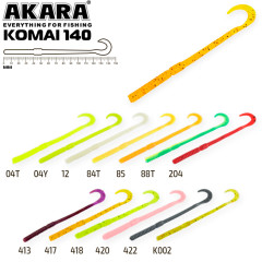 Червь Akara Komai 140 (7 г, 14 см) 4 шт