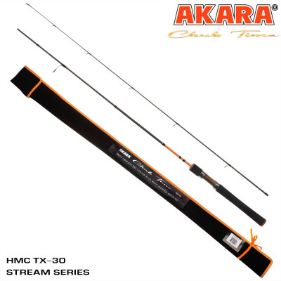 Спиннинг штекерный Akara Chub Time TX-30. уголь, (тест 1.2-7), 2.13 м - фото, цена в Интернет-магазин товаров для рыбалки и туризма - Fishers.by