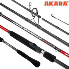 Спиннинг штекерный Akara Long Distance, уголь, (тест 30-70), 2.7м