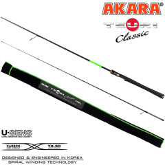 Спиннинг штекерный Akara Teuri Classic L802 TX-30. (тест 3.5-12), 2.44 м