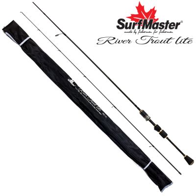 Спиннинг штекерный S Master River Trout Lite UL , уголь, (тест 0.2-4), 1.8 м - фото, цена в Интернет-магазин товаров для рыбалки и туризма - Fishers.by