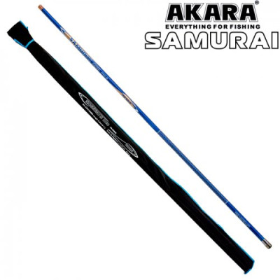 Удилище телескопическое д/с Akara Samurai IM9, уголь, без колец, (тест 10-30), 4 м