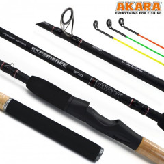 Удилище фидерное Akara EXPERIENCE FEEDER с цельной ручкой (тест 30-60-90 гр.), 3 м