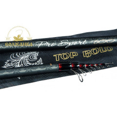 Удилище телескопическое с кольцами "Volzhanka Top Bolo", (тест до 10гр), 5 м