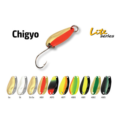 Блесна колеблющаяся Akara Lite Series Chigyo 2.7 см, 2 гр