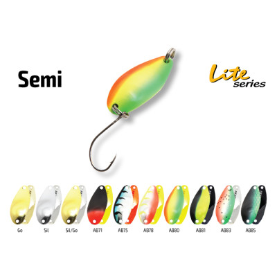 Блесна колеблющаяся Akara Lite Series Semi 2.7 см, 3.5 гр
