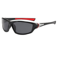 Очки BlackFox поляризационные 120-1 цв. серый/красная дужка