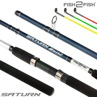Удилище штекерное фидерное 3 Fish2Fish Saturn Feeder,стекло, (тест 90-120-150 гр.), 3.0 м