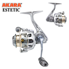 Катушка безынерционная Akara Estetic 500, 5 ш.п.+ 1 р.п.