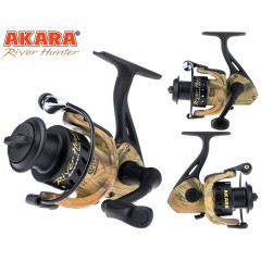 Катушка безынерционная Akara River Hunter 1000, 5 ш.п.+ 1 р.п.
