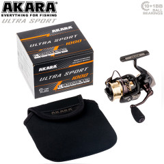 Катушка безынерционная Akara Ultra Sport 2000, 10 ш.п.+ 1 р.п.
