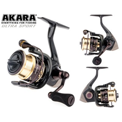 Катушка безынерционная Akara Ultra Sport 2000, 10 ш.п.+ 1 р.п. - фото, цена в Интернет-магазин товаров для рыбалки и туризма - Fishers.by