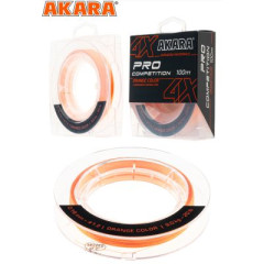 Плетёный шнур Akara Competition PRO Green 100 м, оранжевый