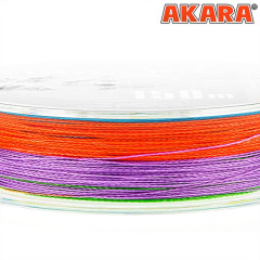 Плетёный шнур Akara Top Trolling X-4 150м, мультиколор