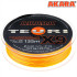 Плетёный шнур Akara Teuri X-9 135м, жёлто-оранжевый