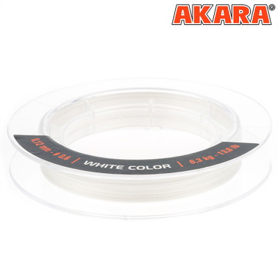 Плетёный шнур Akara Ultra Light X-4 100м,белый