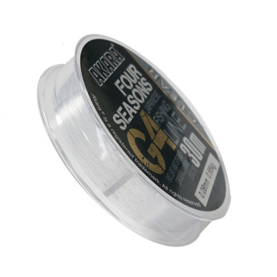 Леска Akara G4 Four Seasons 100 м, прозрачная.