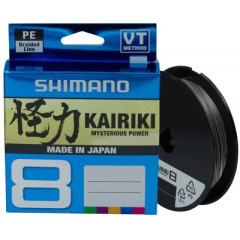 Шнур плетенный Shimano Kairiki 8 150m Steel Gray (серый)
