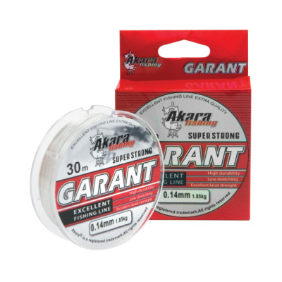 Леска Akara Garant Green 30 м, светло-зеленая