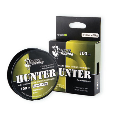 Леска Akara Hunter 100м, зеленая