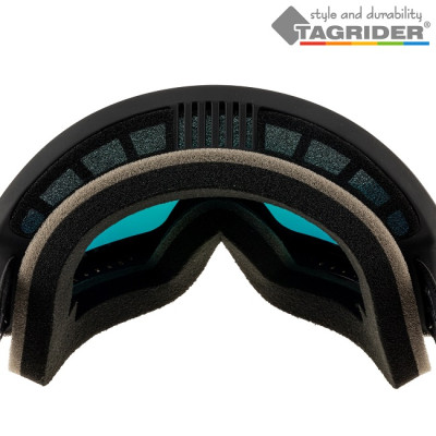 Очки поляризационные горнолыжные Tagrider IMN-007-45 Gold Red Mirror Ski Winter