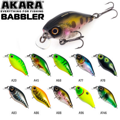 Воблер Akara Babbler 40F (плавающий, кастинг 0-0.2 м)